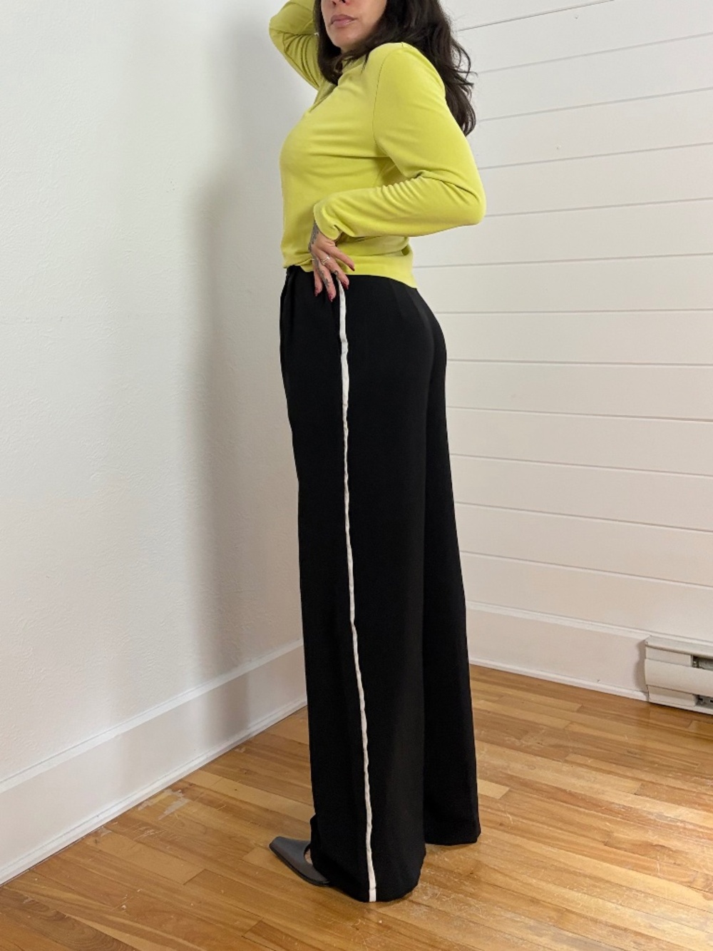 Do + Be wide leg track trousers